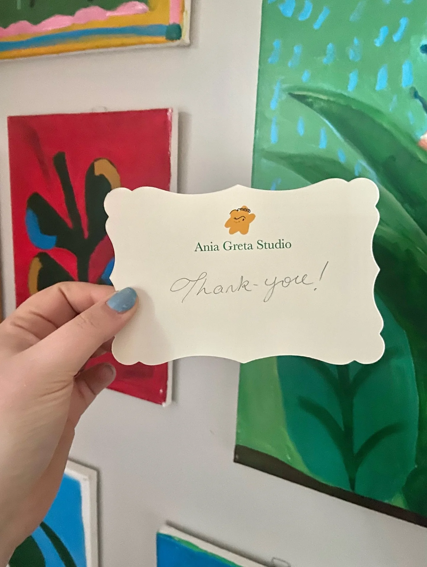 New cards for my handwritten thank you notes for online orders! So excited about these