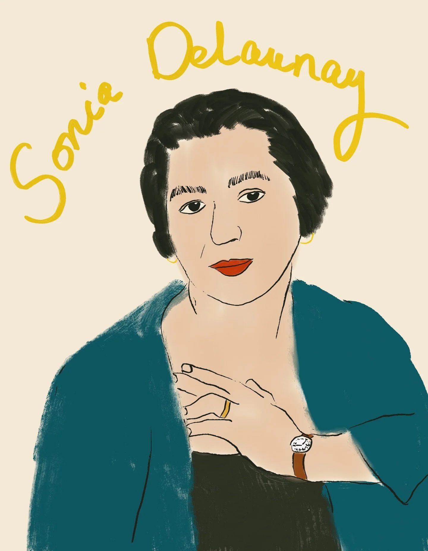 A little series for women's history month highlighting some of my favorite women artists. First up: Sonia Delaunay 
.
.
.
.
#soniadelaunay #womenillustrators #womenofillustration #editorialillustrator #freelanceillustrator