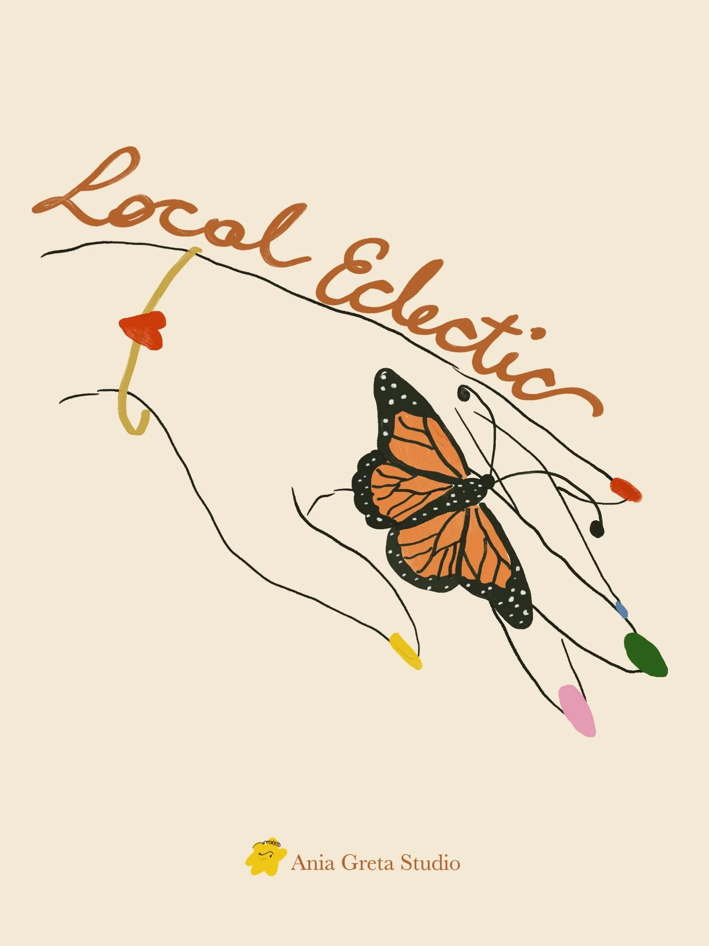 Did you hear the news? I collaborated with @localeclectic on their new sticker design. You'll receive one with every online order! &hearts;️✨
.
.
.
.
#freelanceillustrator #freelanceillustration #jewelryillustration #womenillustrators #femininevibes