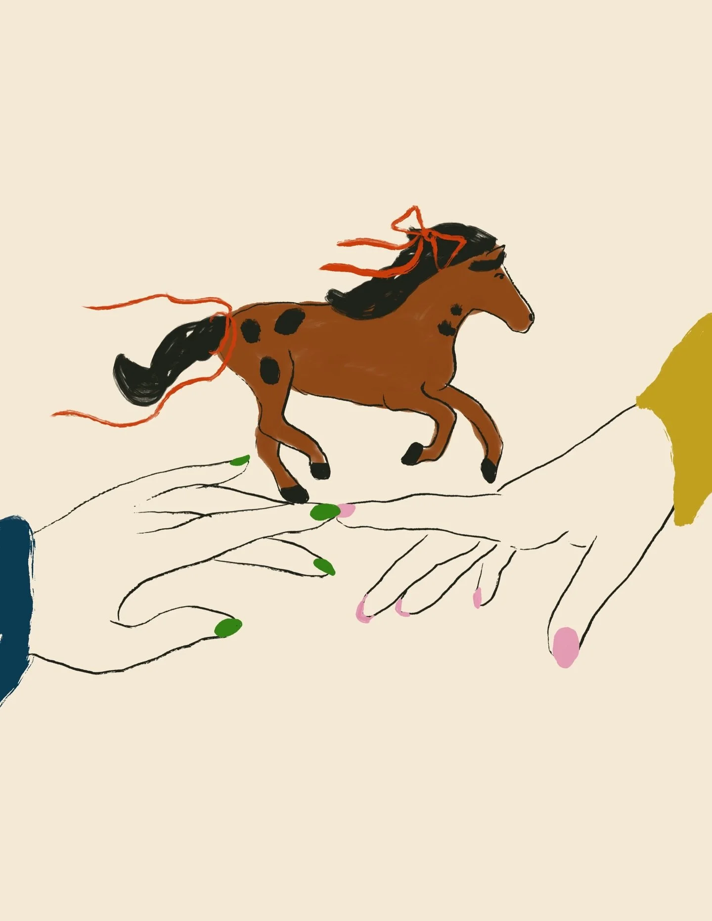 Keep going ✨🌼🎀 @slowdownstudio 
.
.
.
.
.
#illustrationartists #chicagoillustrator #freelanceillustration #editorial illustrator #slowdownprint2026