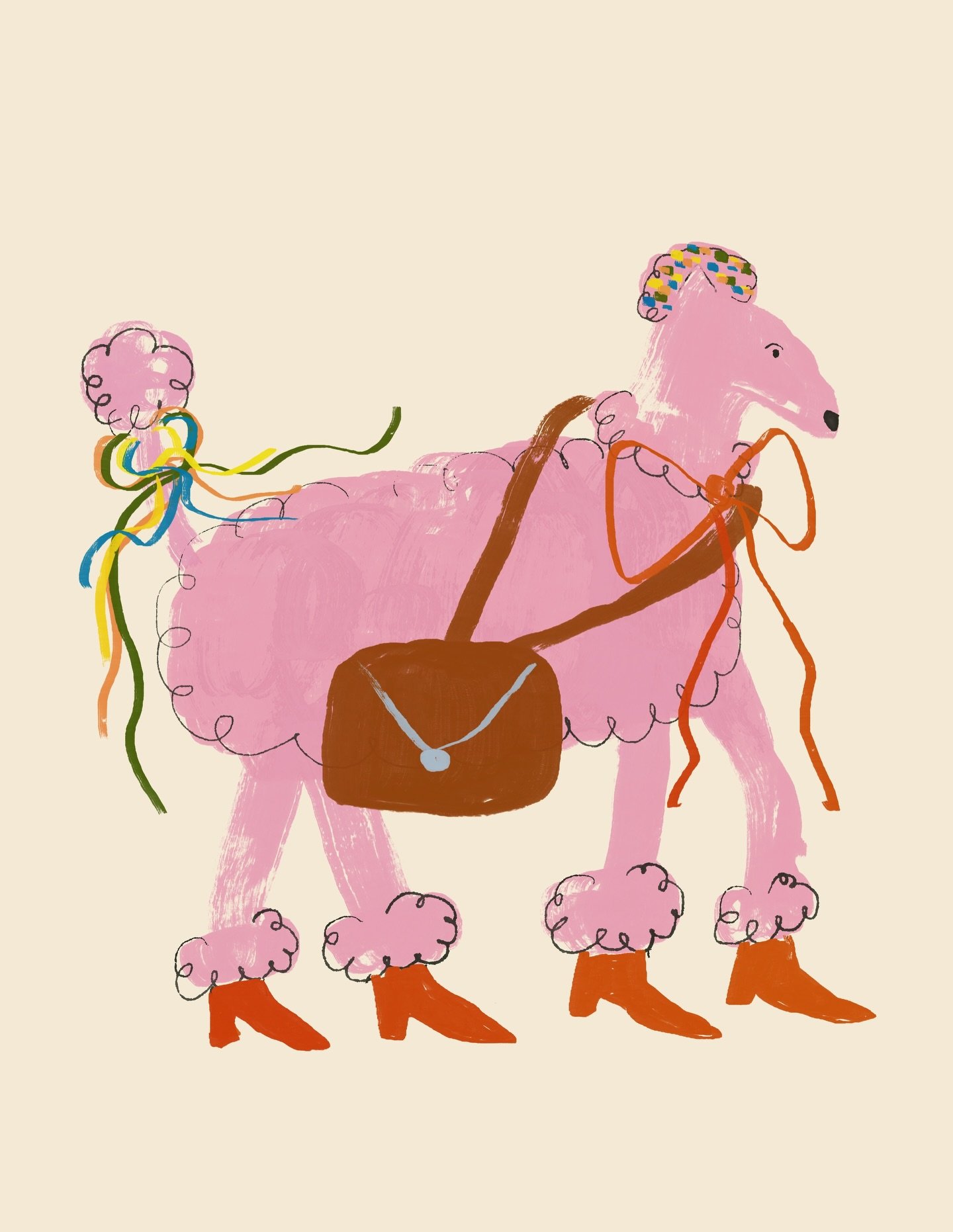 Fancy pooch
.
.
.
.
.
#whimsicalillustration #womenillustrators #freelanceillustrator #freelanceillustration