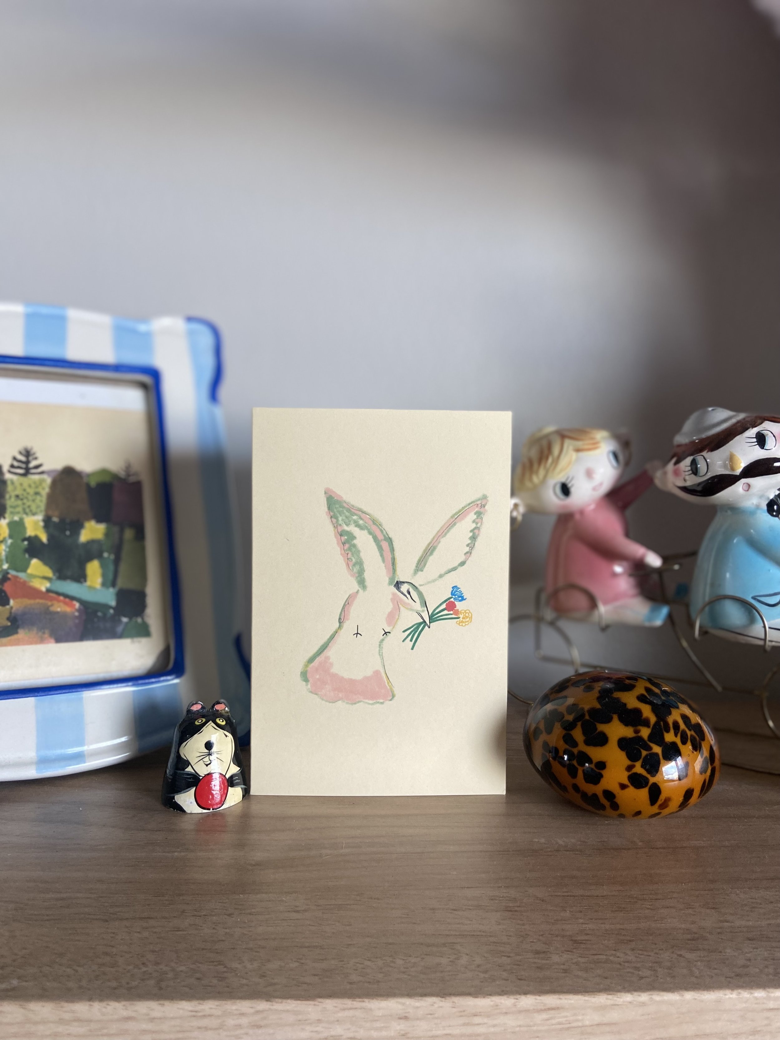 Flower Delivery Greeting Card