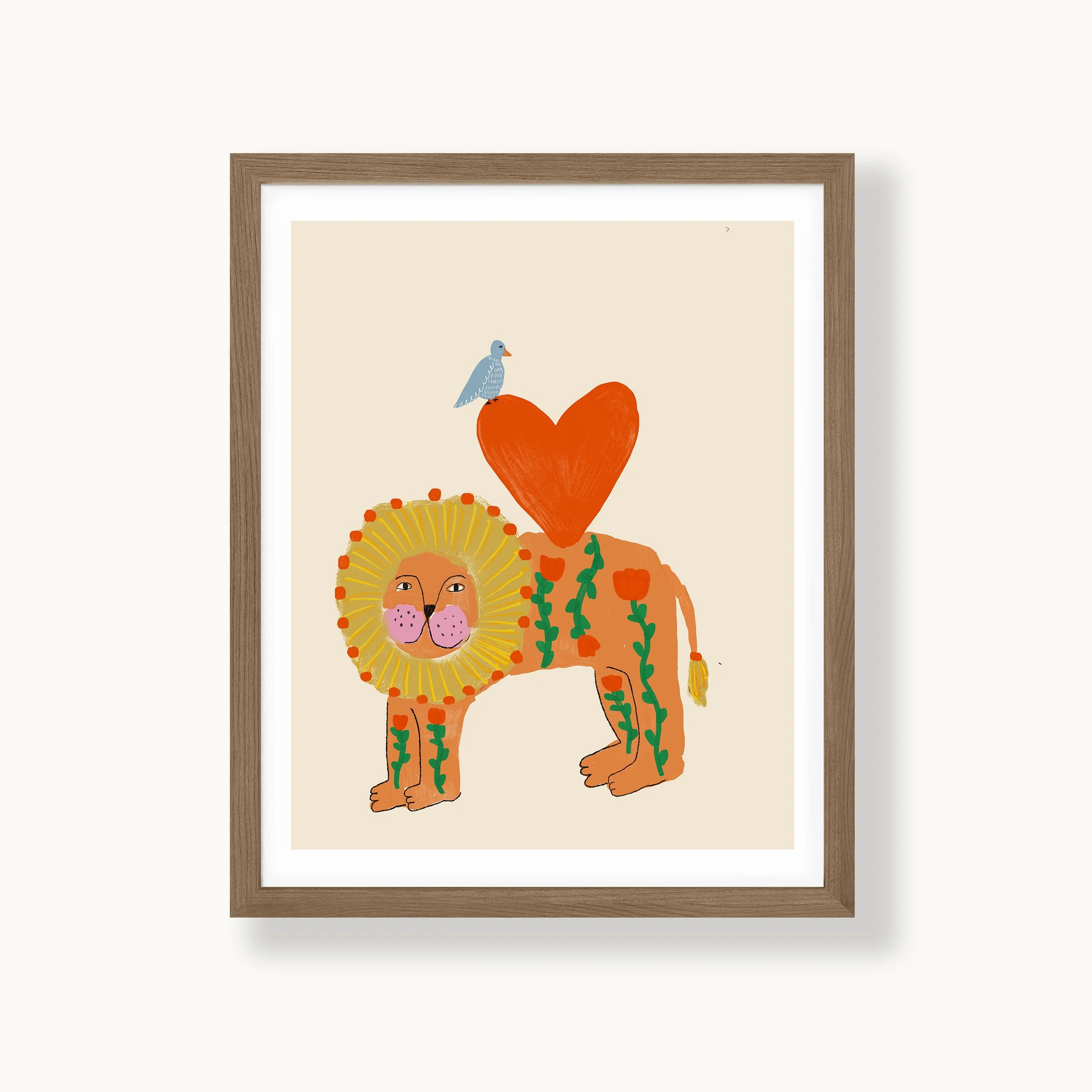 Lion's Heart Art Print