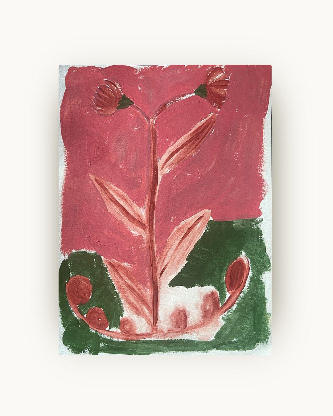 Flower in Clay II