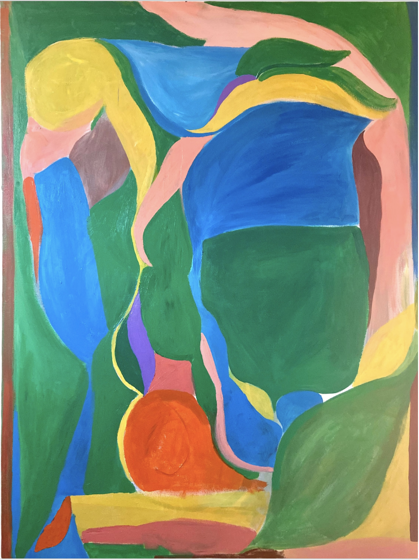 "Meadow", acrylic on canvas, 36 x 48