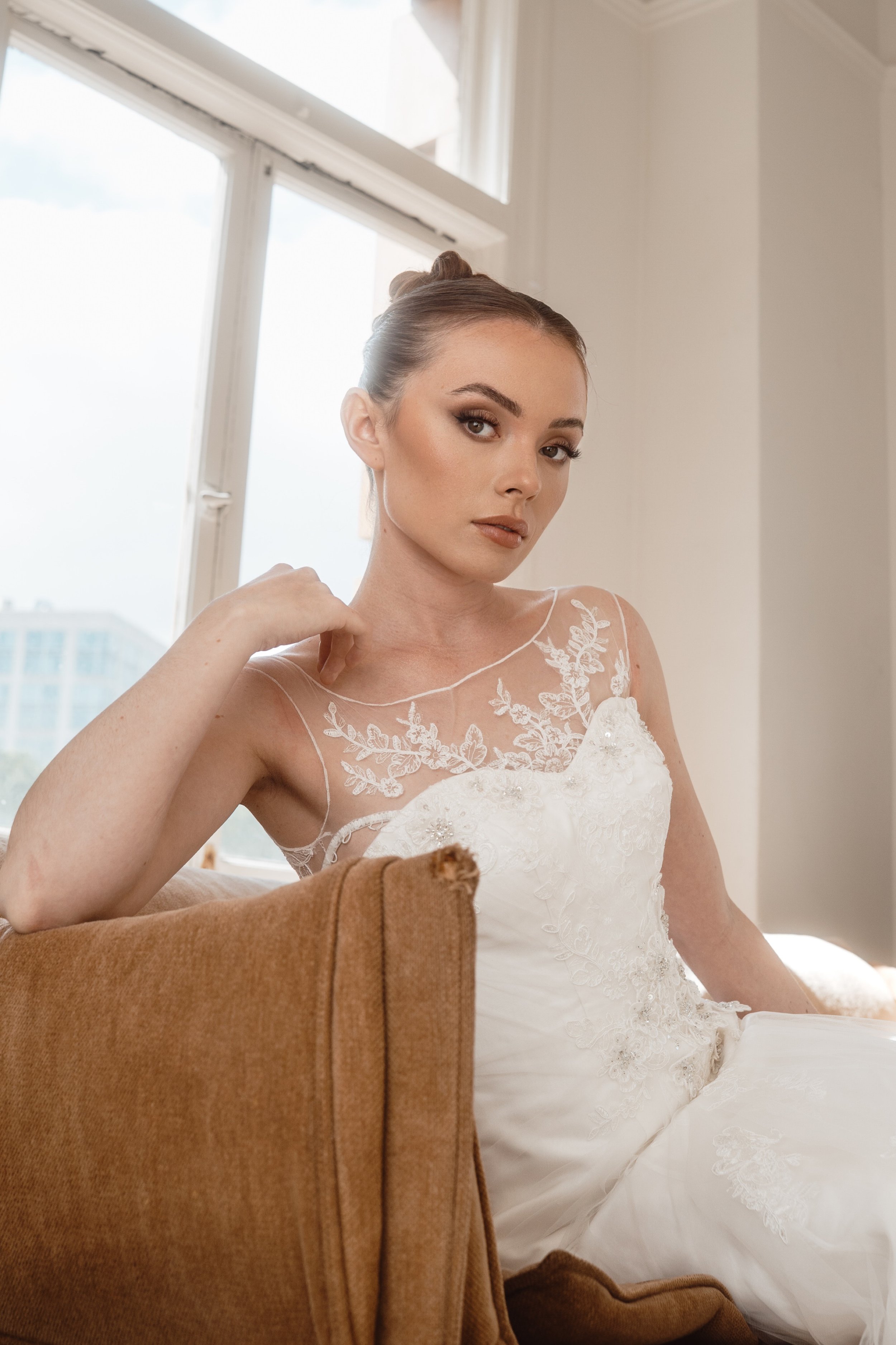 Brides hair and makeup