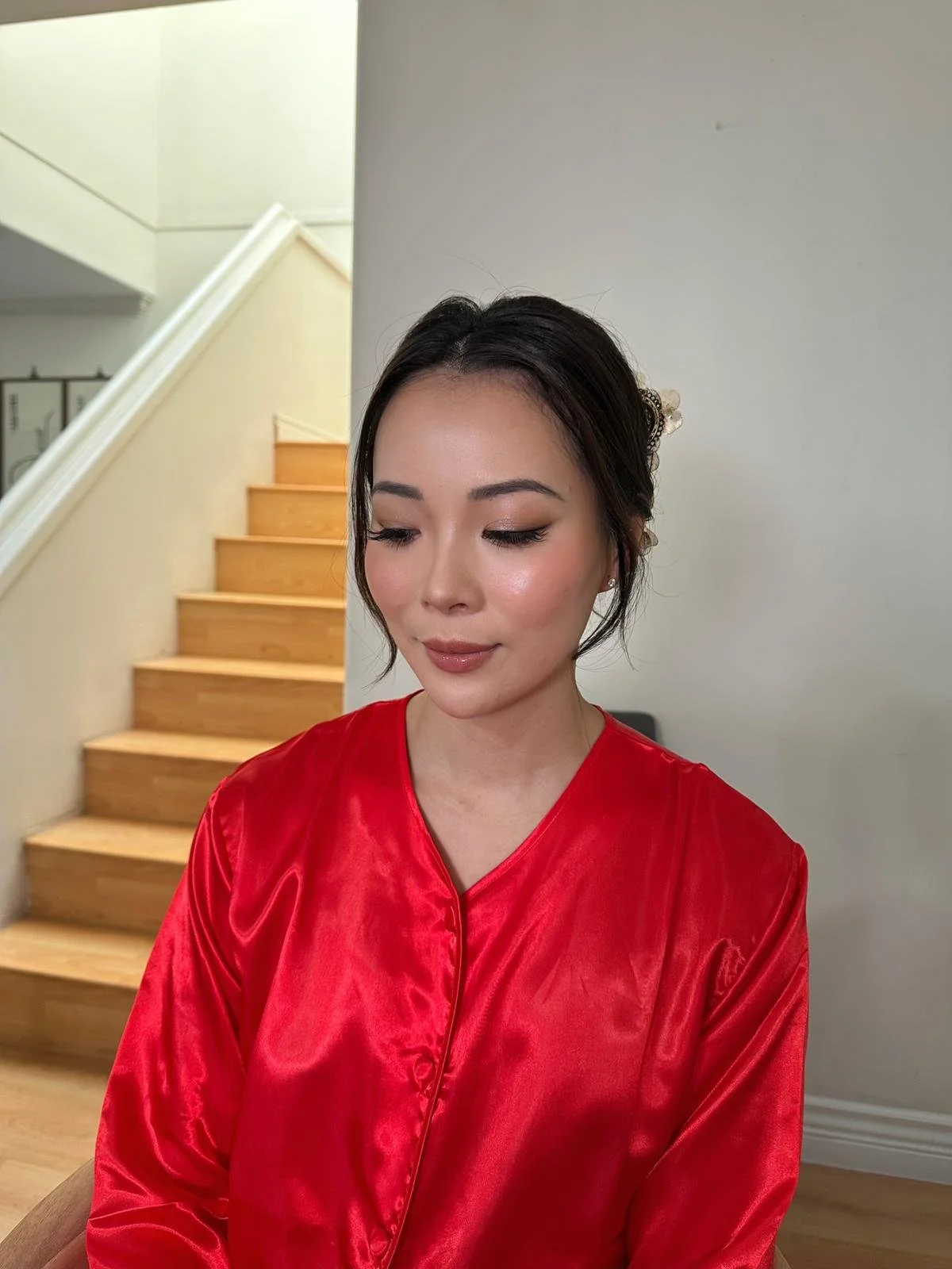 Hair and makeup by Irene