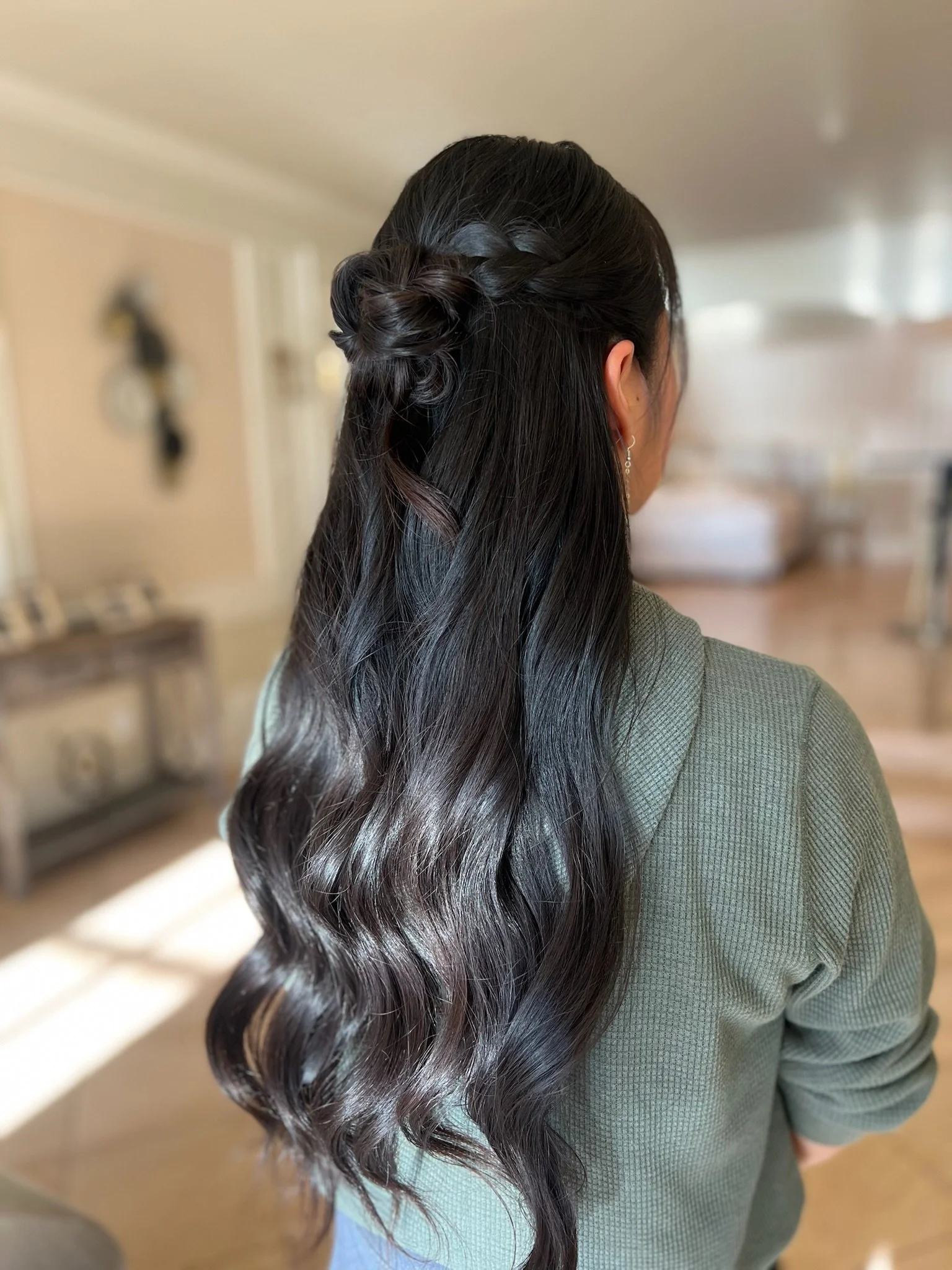 Bridal party hair by zerina