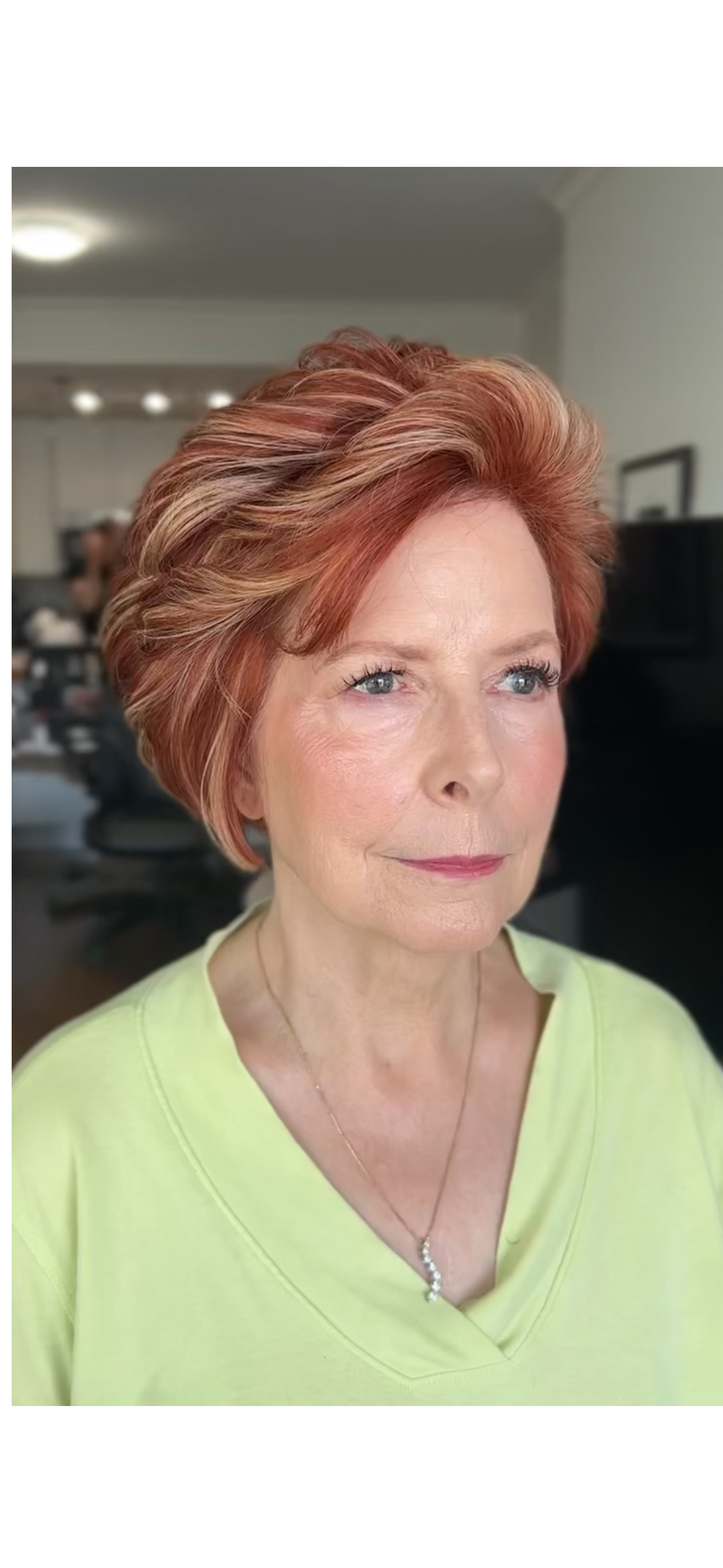 Mother of groom hair