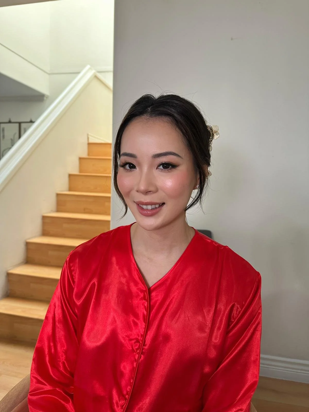 Hair and makeup by Irene