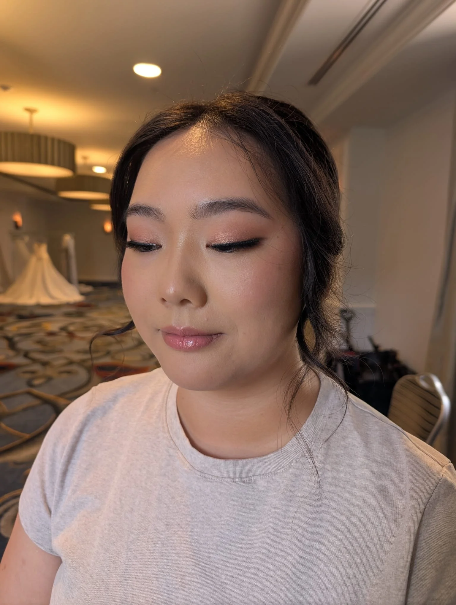 Bridesmaid makeup by Connie