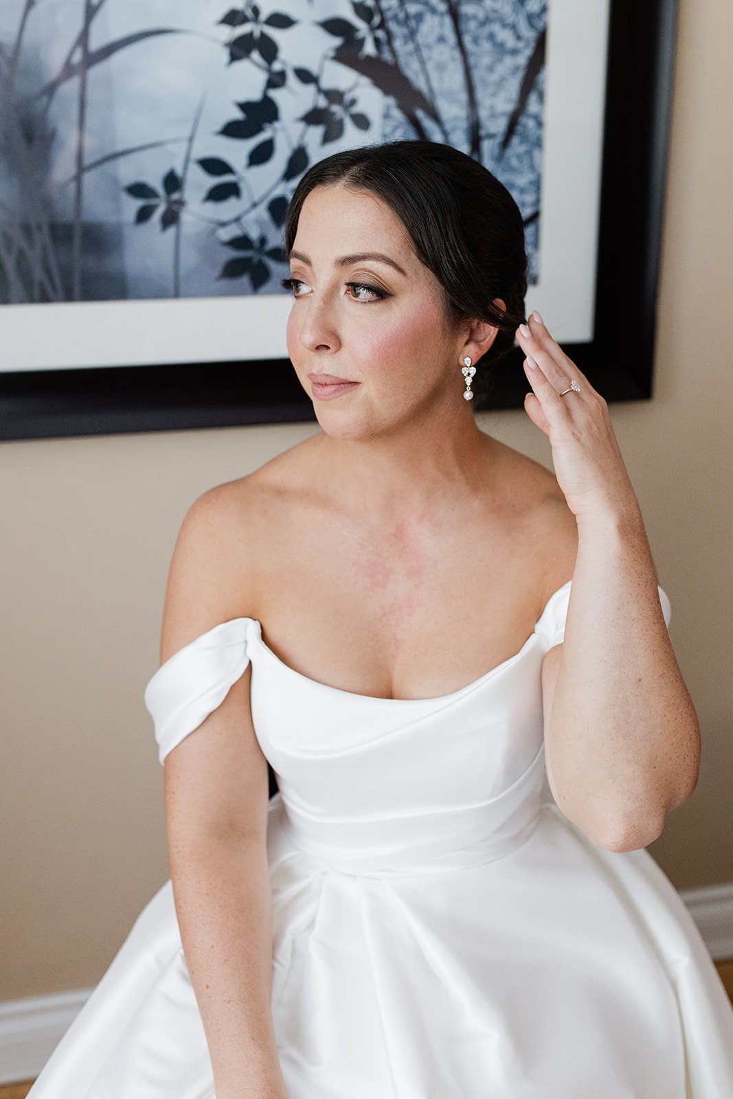 Brides makeup and hair