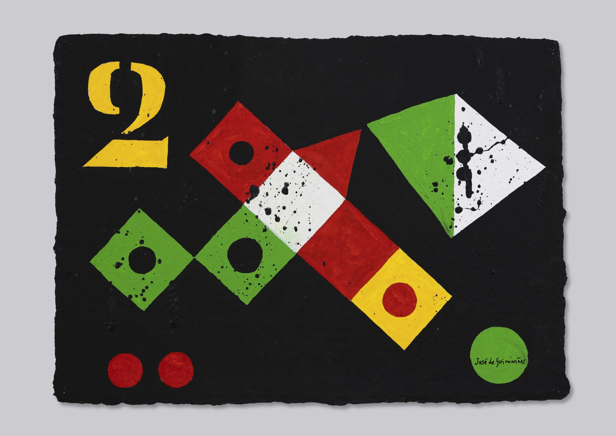 José de Guimarães | Guache s/ Papel Artesanal