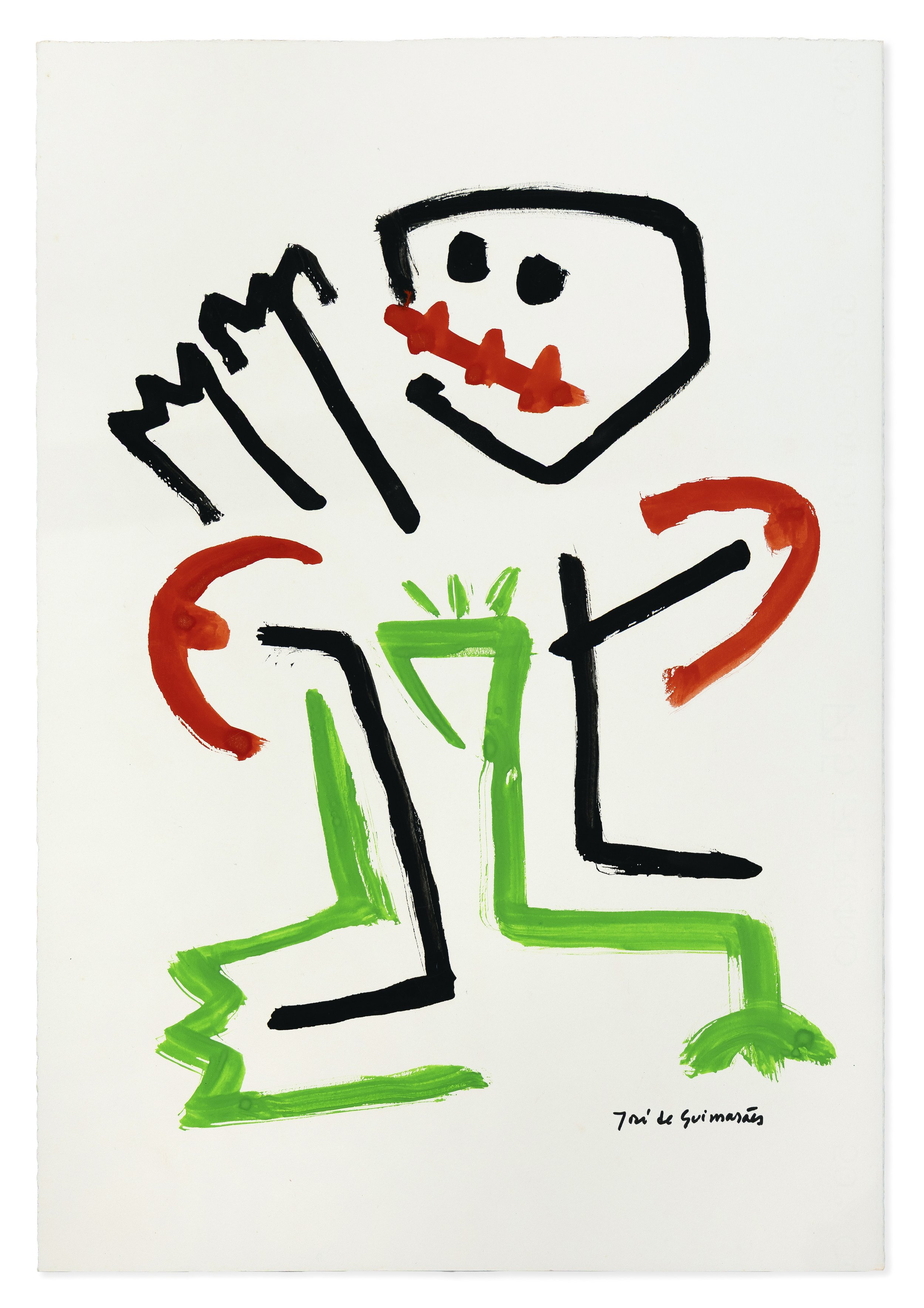 José de Guimarães | Acrílico Sobre Papel