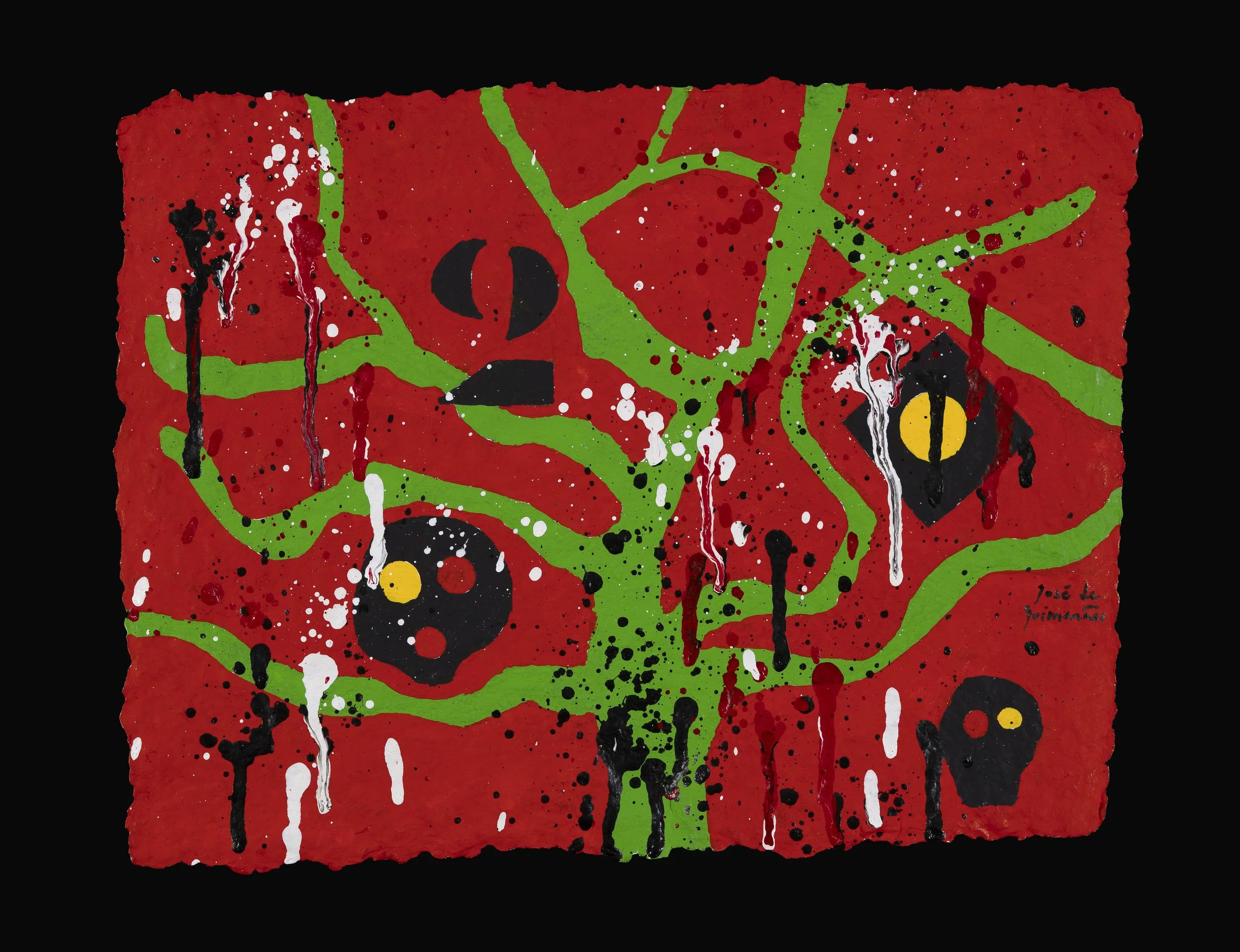 José de Guimarães | Guache s/ Papel Artesanal