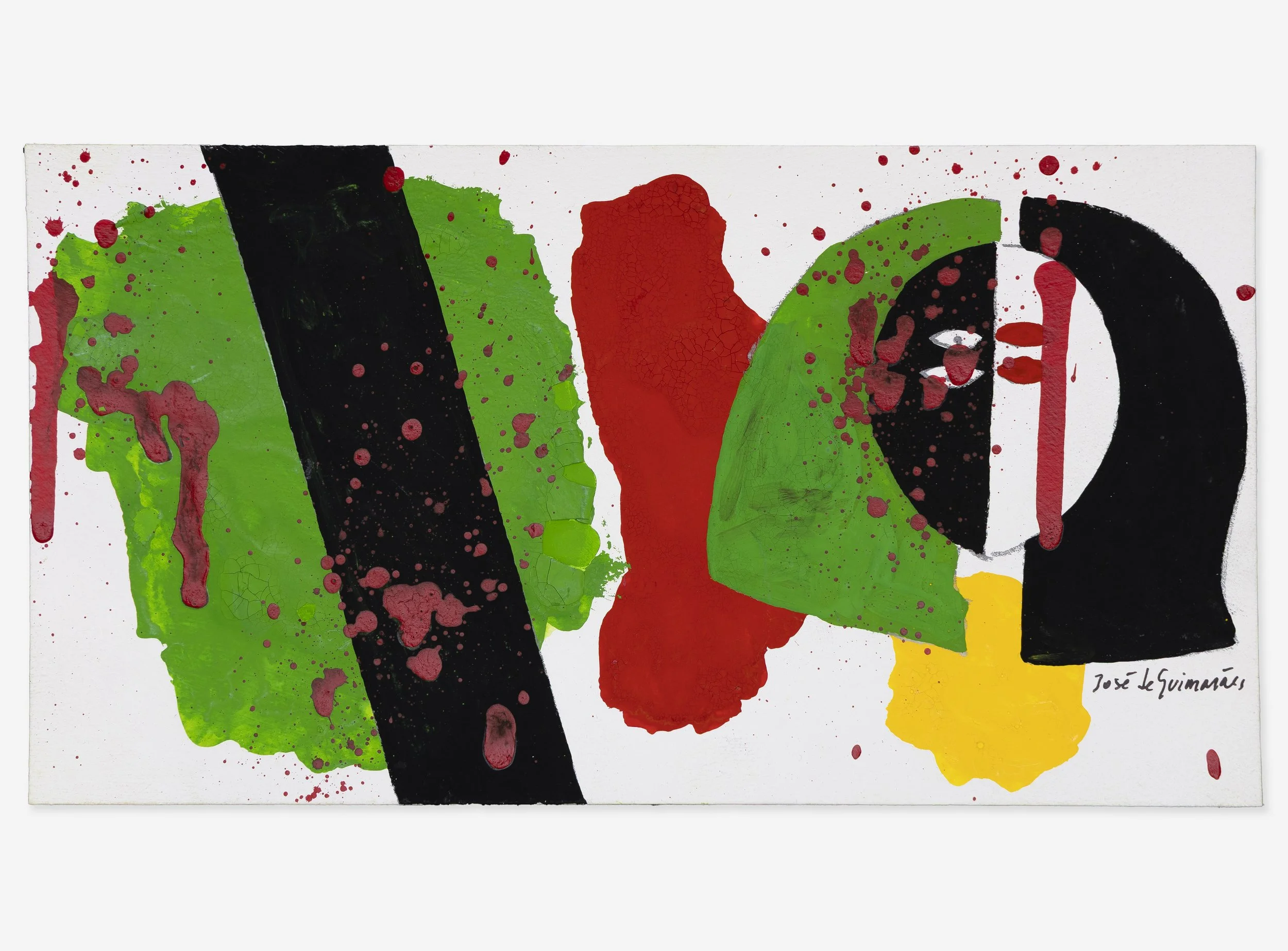 José de Guimarães | Guache s/ Papel