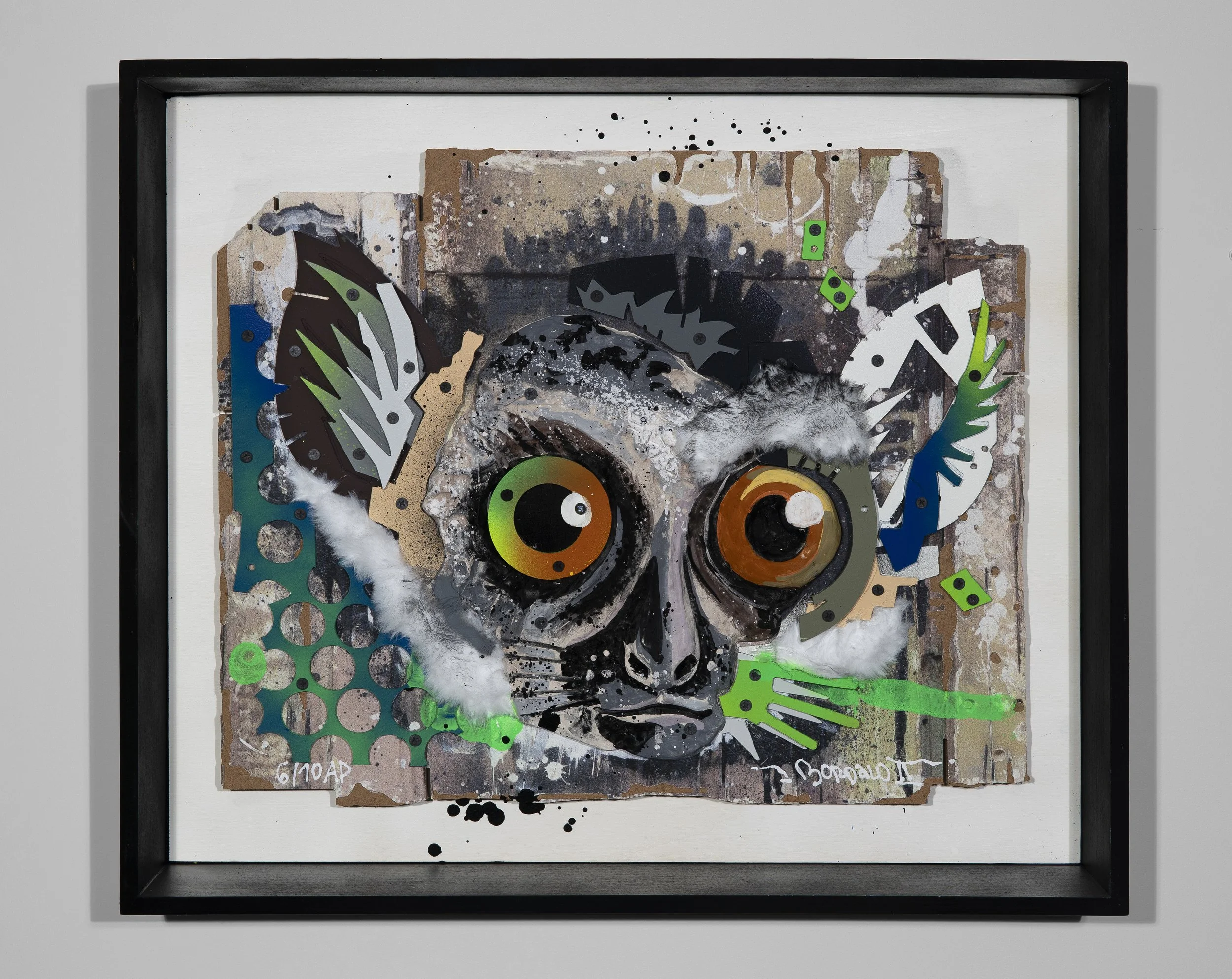 Bordalo II | "Lemur (Paris Edition)", 2025
