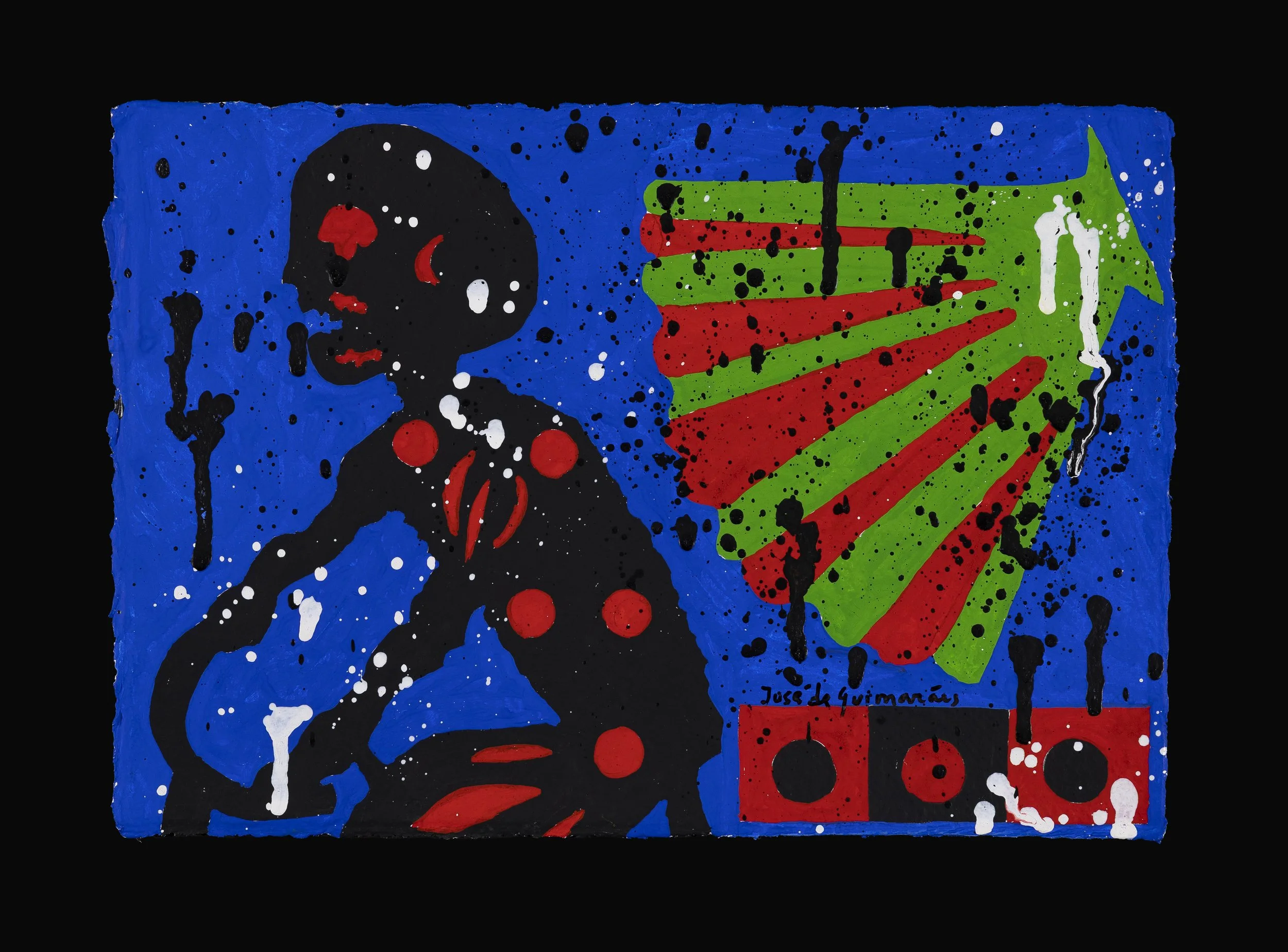 José de Guimarães | Guache s/ Papel Artesanal