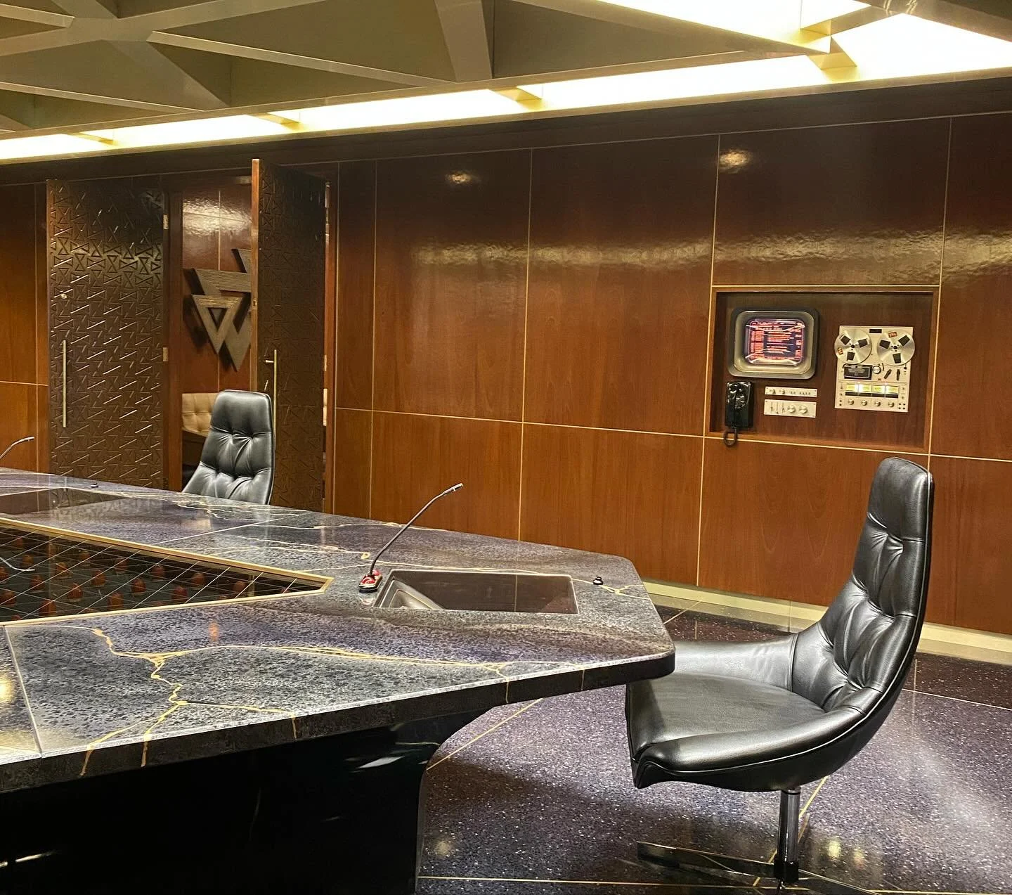 &lsquo;War chairs&rsquo; - Loki Season 2
I&rsquo;m so happy the war room appears in the first episode because I get to show you one of the makes I&rsquo;m proudest of! 

These 11 chairs were truly a team effort from development of the upholstery meth