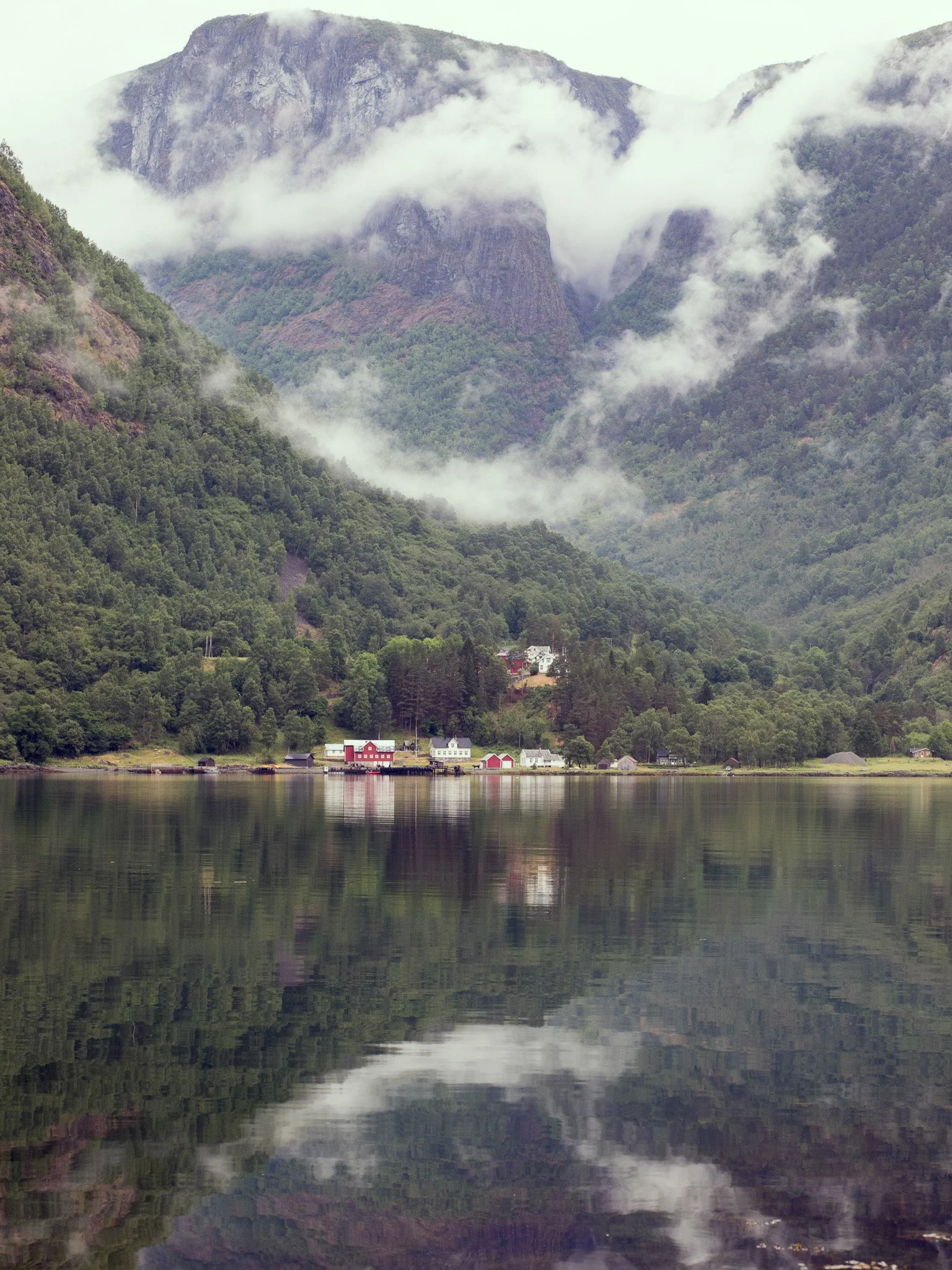 Village, nærøyfjord, Norway, on Kayaking Trip