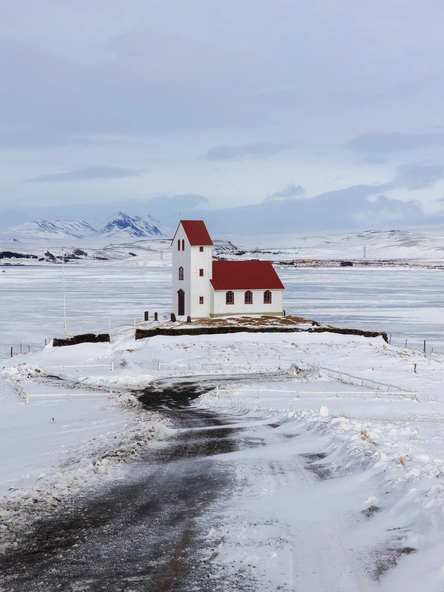 Icelandic Church in WInter
