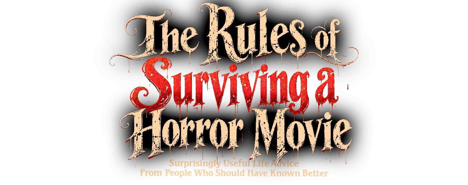 The Rules of Surviving a Horror Movie - Surprisingly Useful Life Advice from People who Should have Known Better