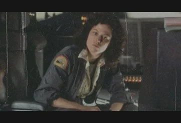 Ellen Ripley on the Nostromo in Alien