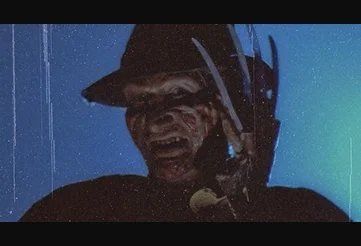 Freddy showing up in A Nightmare on Elm Street