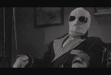 Dr Jack Griffin in The Invisible Man
