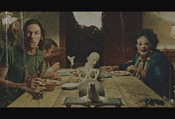 The Texas Chainsaw Massacre dinner scene