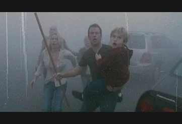 A small faction of sane survivors attempt a frantic escape in The Mist