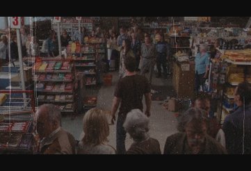 The rapid breakdown of human sanity, logic, and morality inside the supermarket in The Mist
