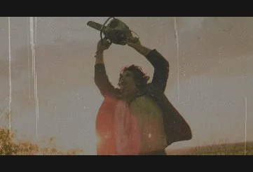 The Chainsaw dance by Leatherface in The Texas Chain Saw Massacre