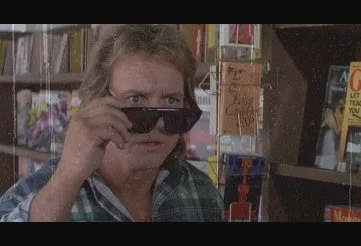 The revealing sunglasses worn by Nada in They Live