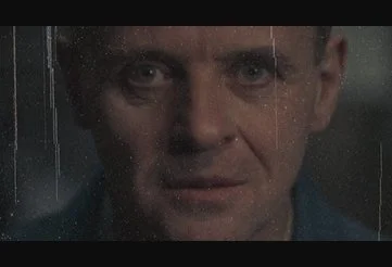 The observant Hannibal Lecter in The Silence of the Lambs