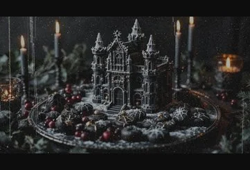 gothic gingerbread house