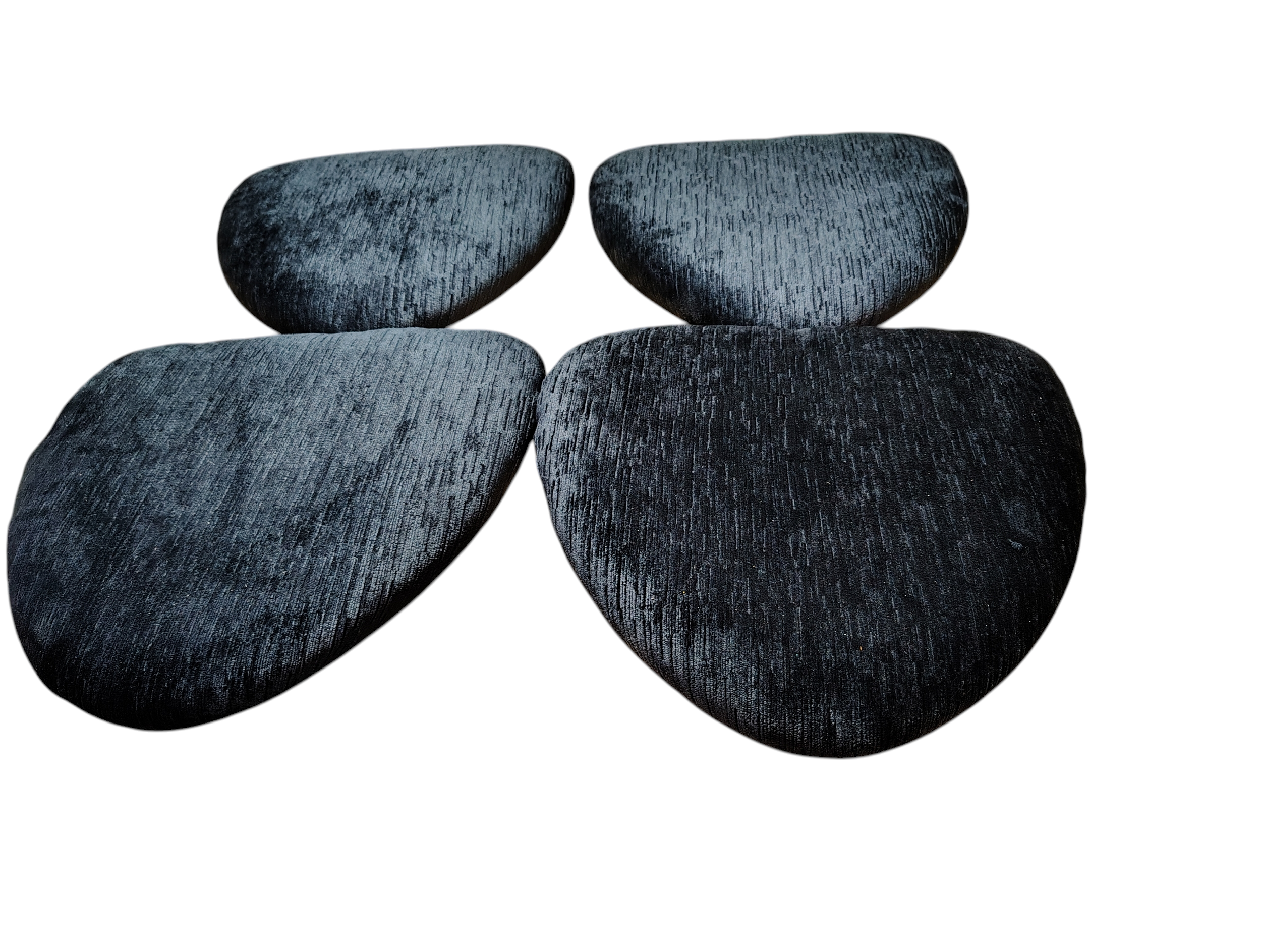 Mid Centry Seats After in Chenille Fabric