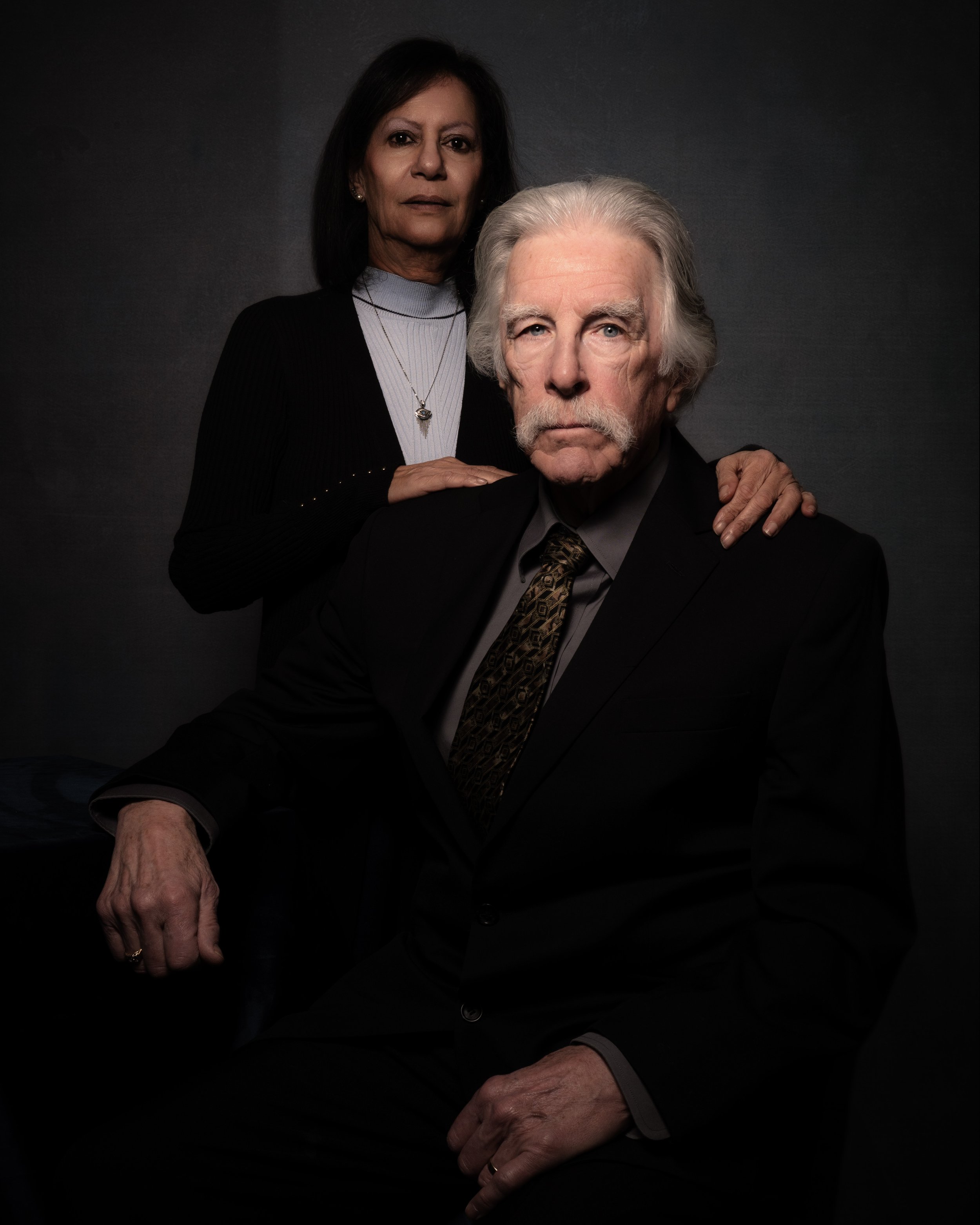 Portrait of my parents. I love them