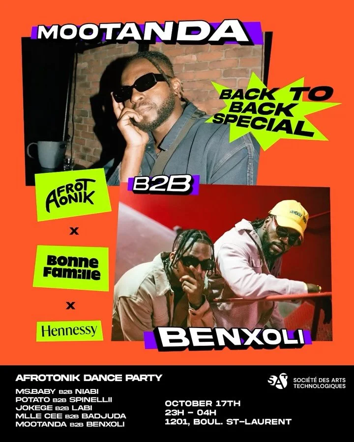 And of course @mootanda and @benxoli_ will be joining the stars this weekend 🤩

If you&rsquo;re only going out once, make it this one !

This Saturday at la SAT 📍