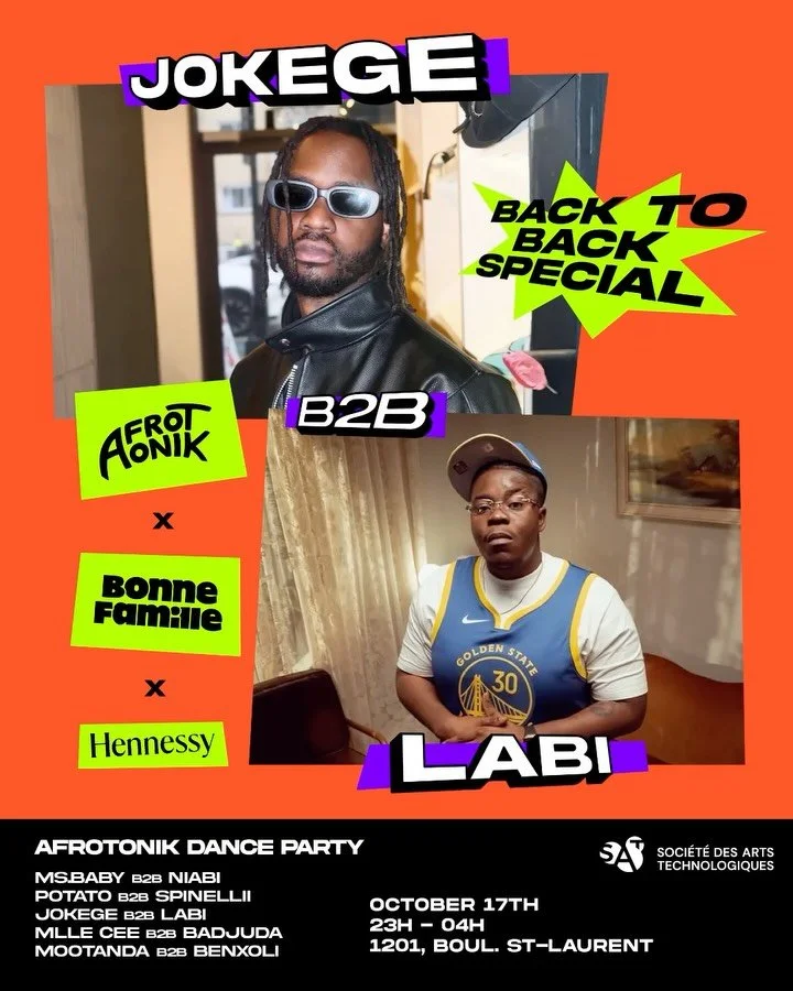 Energy is going UP this Saturday, and @dj__labi and @dj_jokege are joining us to settle it on the dancefloor 🙂&zwj;↕️

Consider this your sign to secure your spot 🪧

This Saturday at la SAT 📍