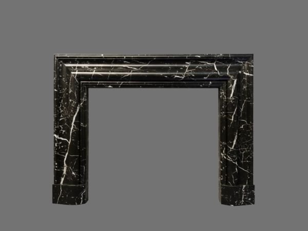 Classic Large Bolection in Nero marble