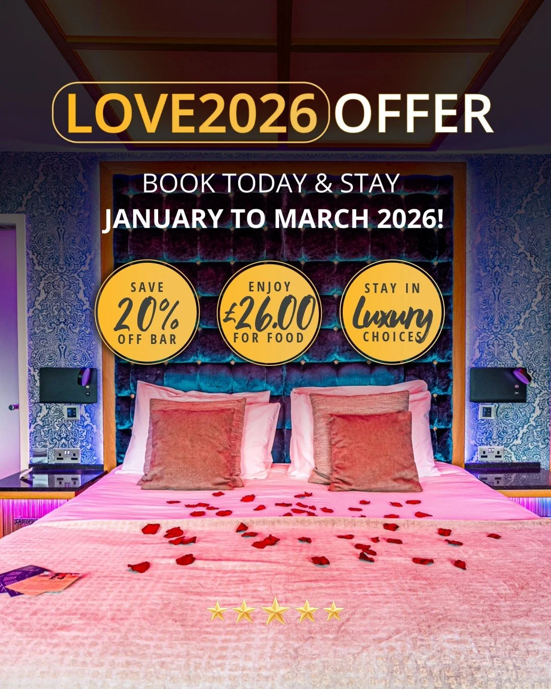 Love 2026? You will now. 💙

20% off stays + &pound;26 pp to spend on food when you book Jan, Feb or March. Savings, gorgeous Lake District views, and the best dinner in bowness on windermere

It's live. Book it. ✨

Book now : https://thecranleigh.co