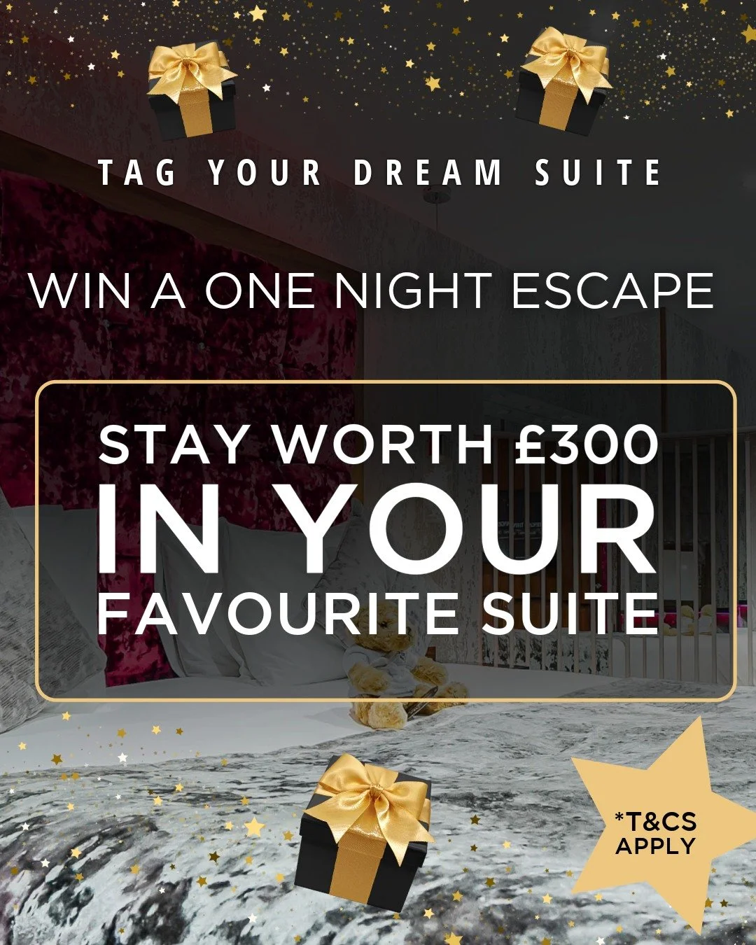 We are giving away another designer stay worth &pound;300&mdash;and the choice of suite is entirely yours.🌿

Imagine checking into the Seduction Suite or the Escape Suite for a mid-week break of pure, uninterrupted luxury. No schedule, just you and 
