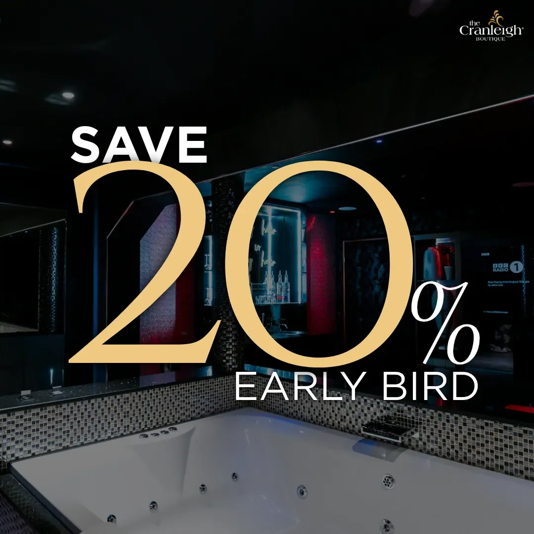 Save 20% When You Book Early at cranleigh boutique