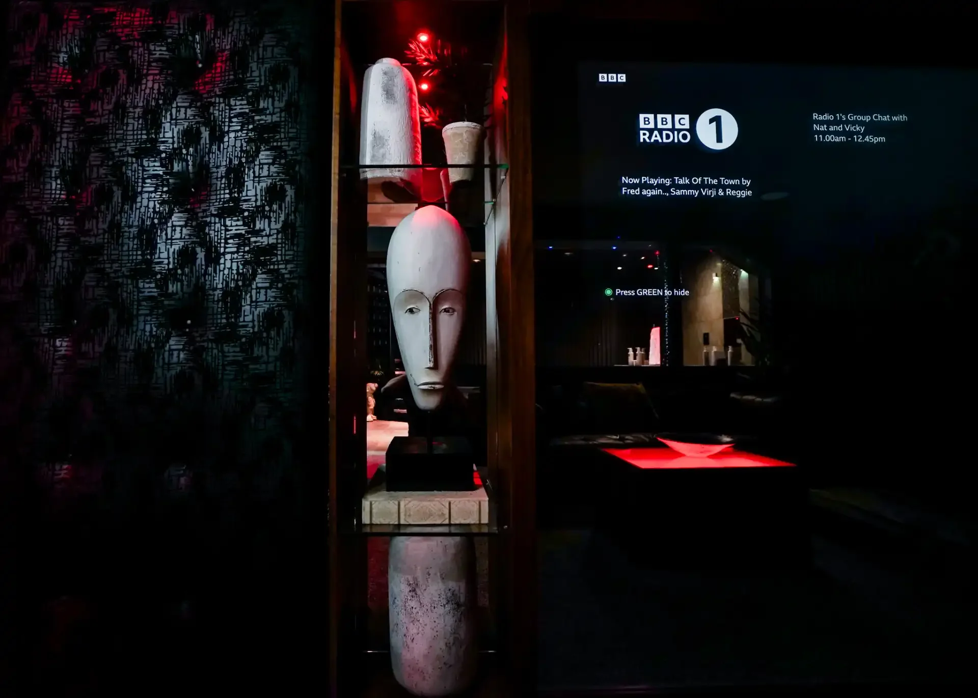 hideout boutique house huge smart tv