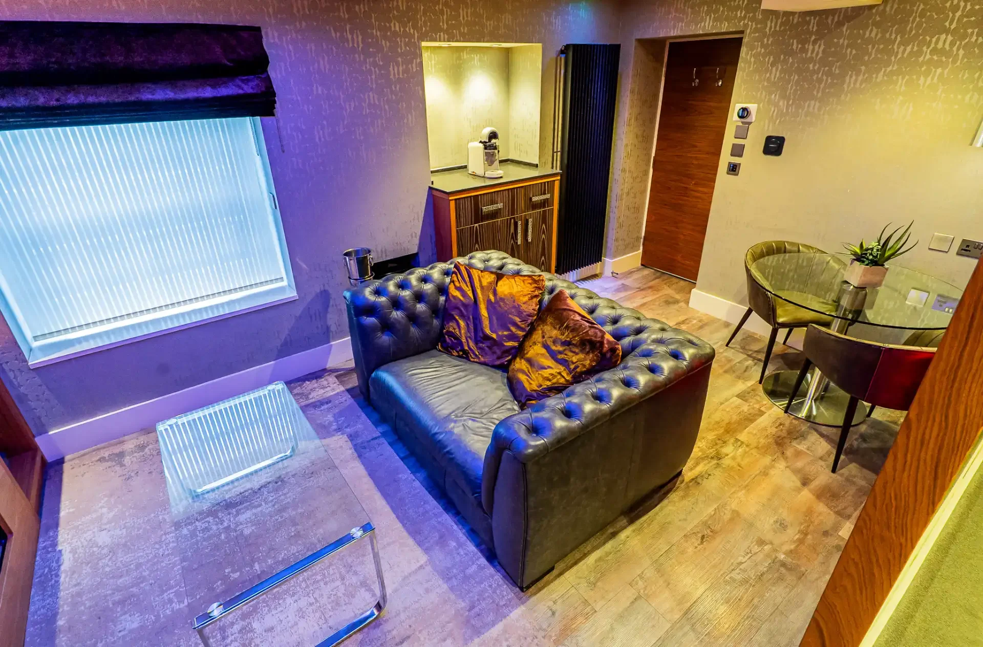 church suites indulgence suite lounge area