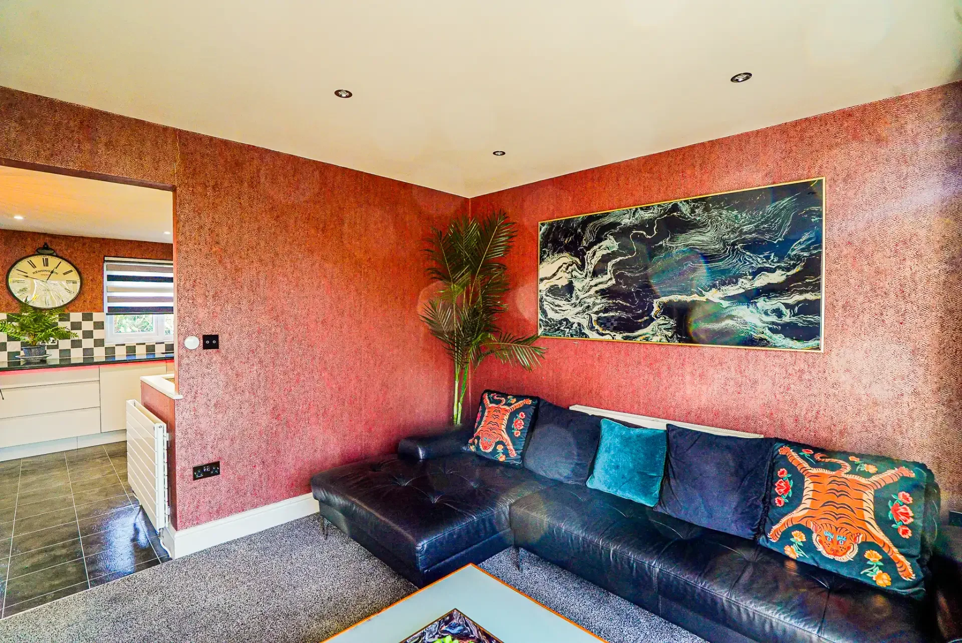 boutique hideout house living room lake district windermere