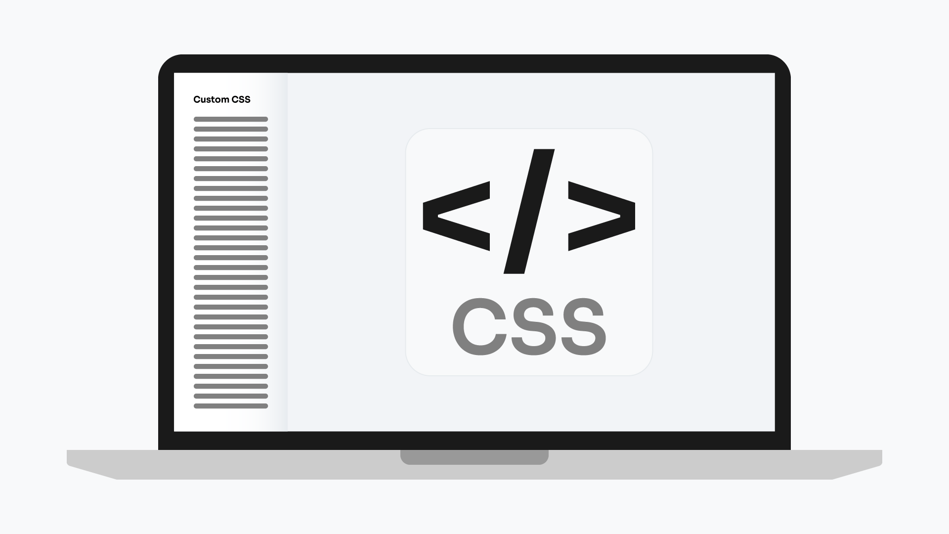 Custom CSS illustration