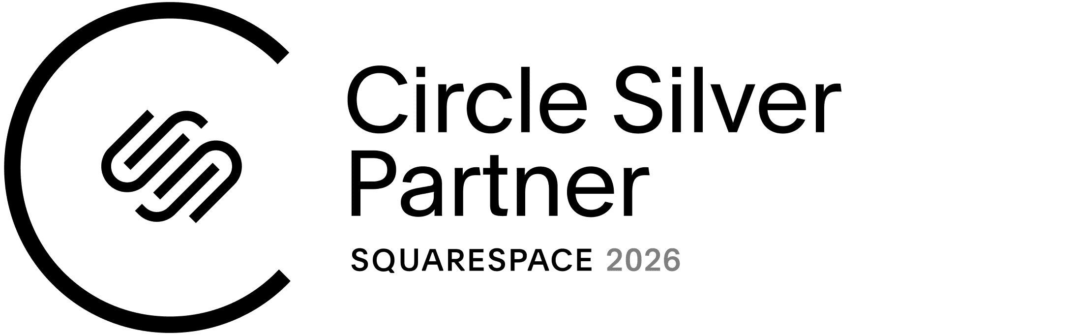 Squarespace Silver Partner Circle Badge