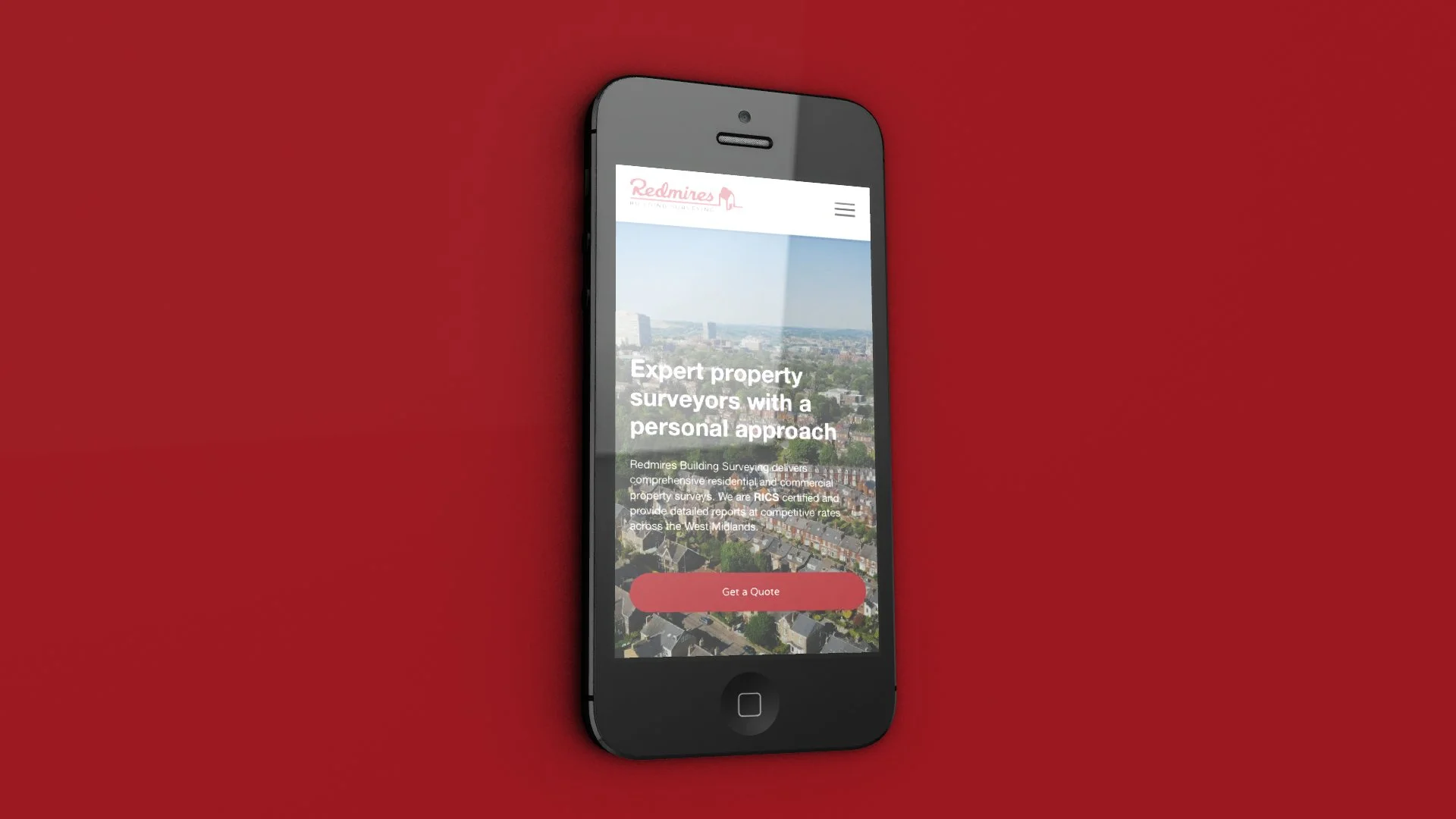 Redmires mobile mockup image